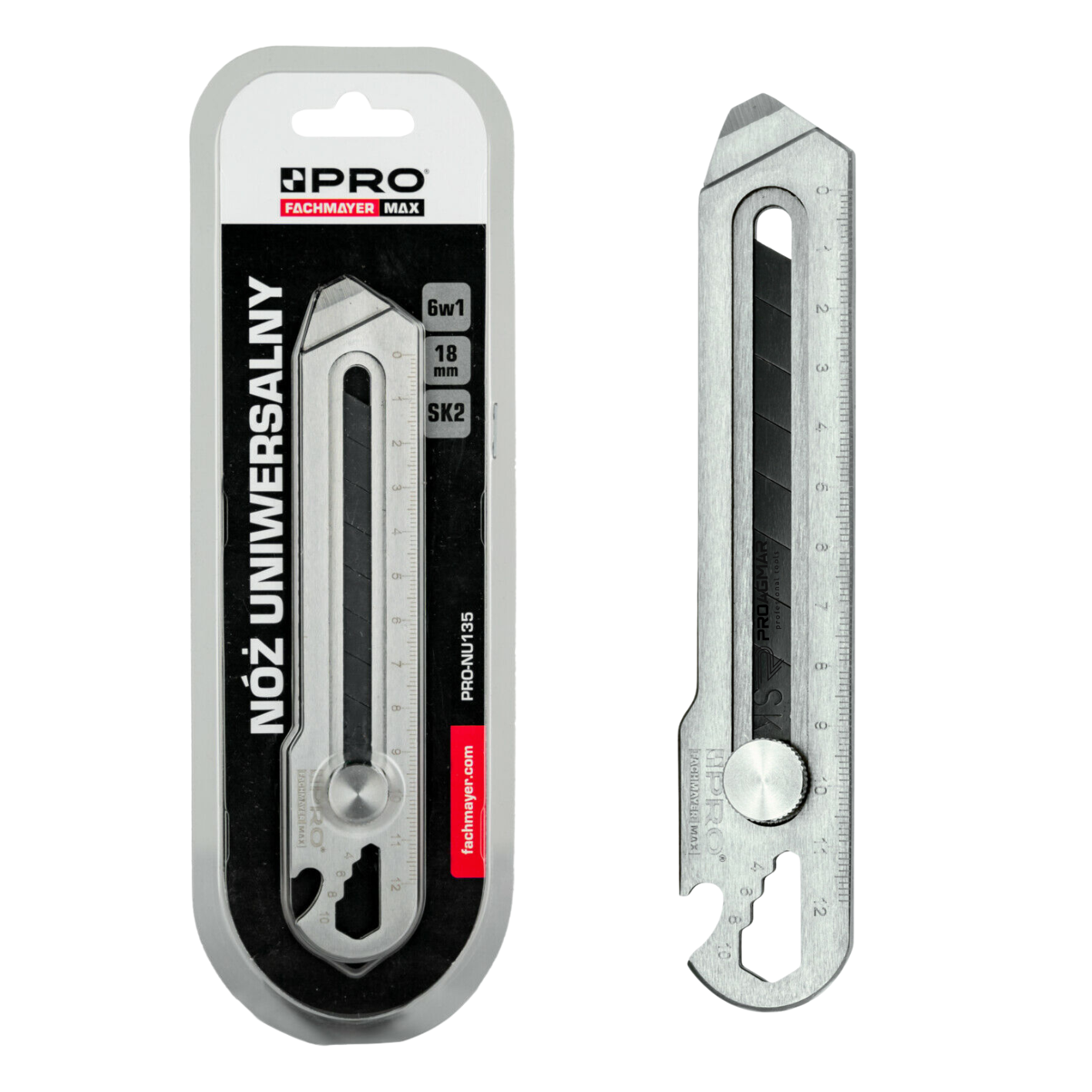 NÓŻ PRO UNIWERSALNY STALOWY PRO-NU135 6w1 - obrazek 4