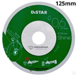 TARCZA DISTAR SHINE 0,6 MM PRECYZYJNE CIĘCIE 125 MM