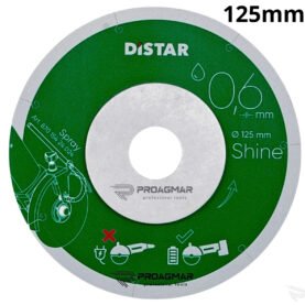TARCZA DISTAR SHINE 0,6 MM PRECYZYJNE CIĘCIE 125 MM