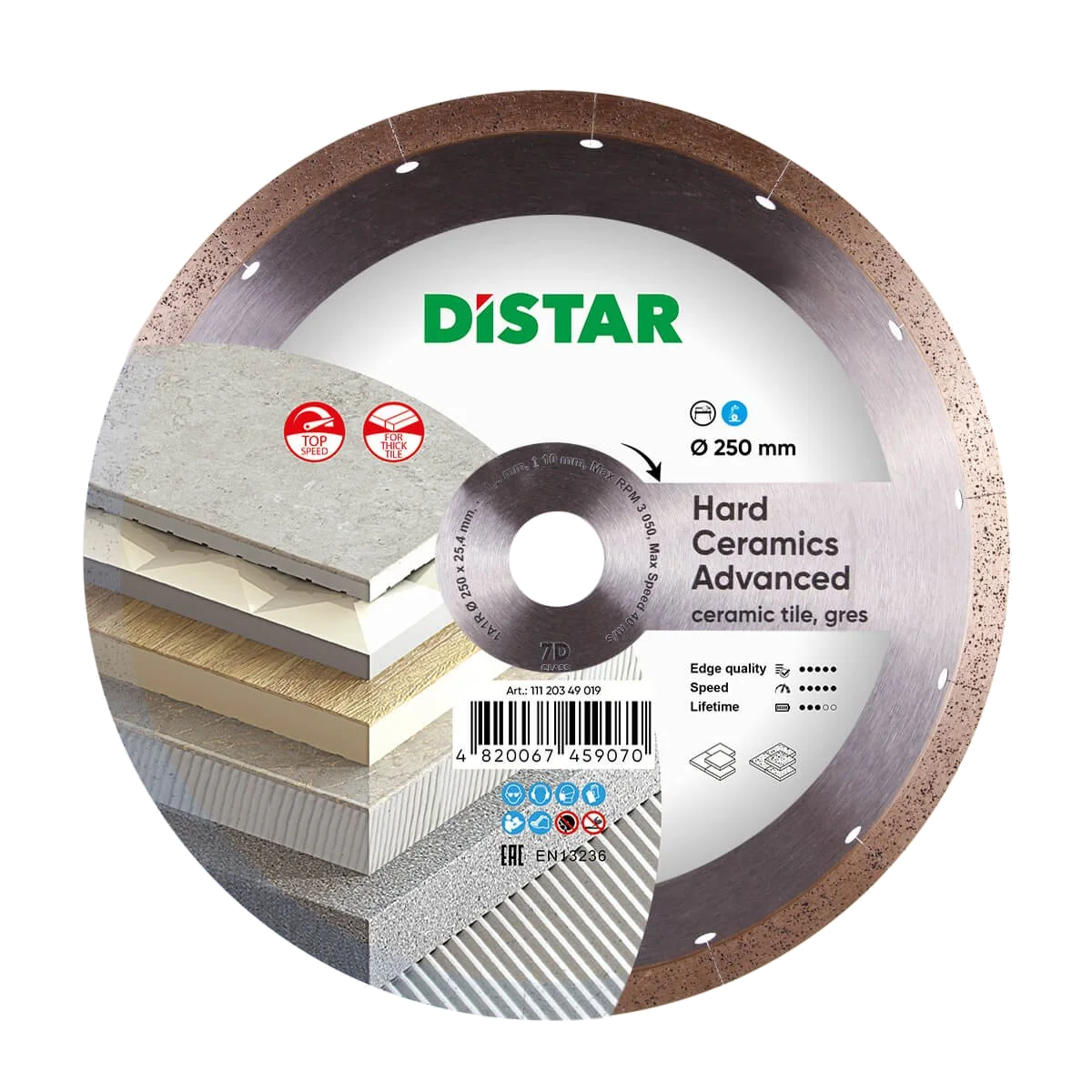 TARCZA DiSTAR ADVANCED 7D Ø250