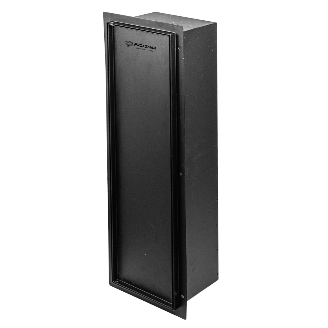 SZAFKA CZARNA ŁAZIENKOWA DO ZABUDOWY DRZWI LEWE - obrazek 2