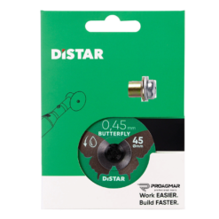 Alternative view of TARCZA DISTAR BUTTERFLY 0,45mm ø45mm Z TRZPIENIEM DO WIERTARKI PROXXON