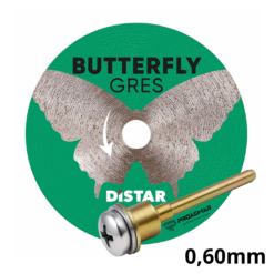 TARCZA DISTAR BUTTERFLY 0,6mm ø45mm Z TRZPIENIEM DO WIERTARKI PROXXON