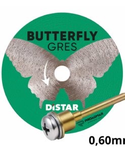 TARCZA DISTAR BUTTERFLY 0,6mm ø45mm Z TRZPIENIEM DO WIERTARKI PROXXON