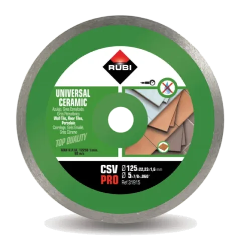 TARCZA DIAMENTOWA RUBI UNIVERSAL CERAMIC 125mm CSV PRO