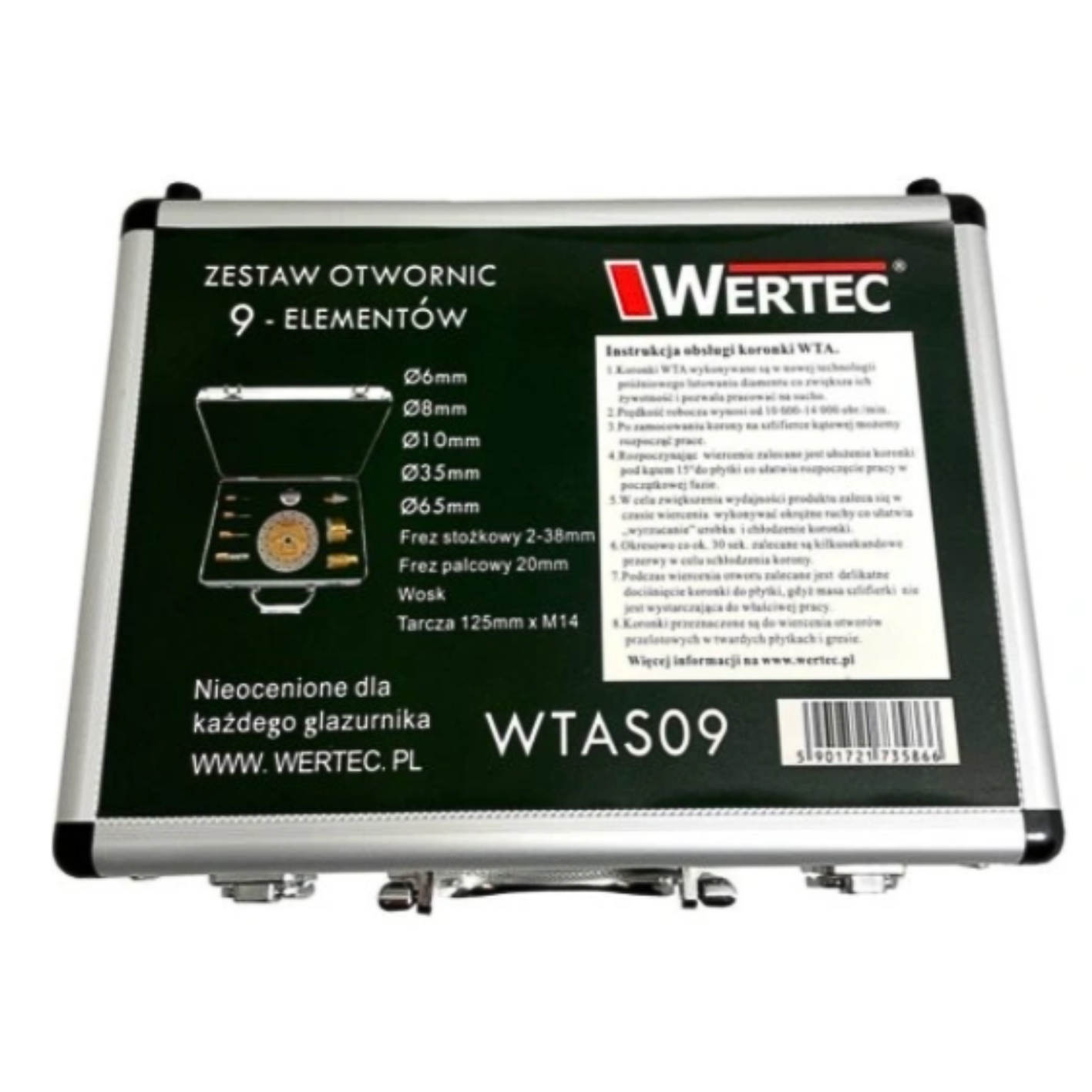 OTWORNICE DIAMENTOWE WERTEC ZESTAW WTAS09 - obrazek 4