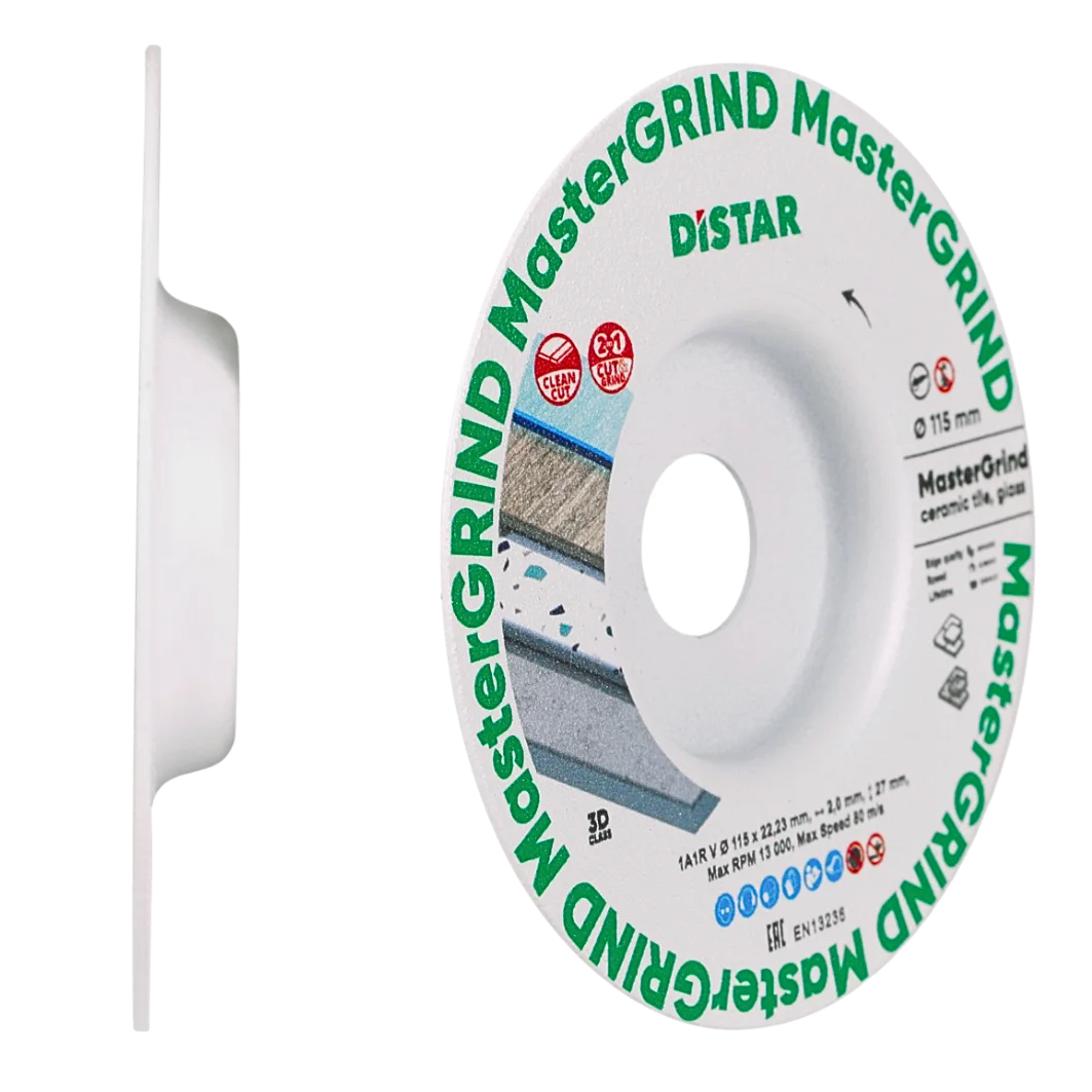 TARCZA DO CIĘCIA I SZLIFOWANIA SZKŁA GRESU PŁYTEK DISTAR MASTERGRIND 115mm