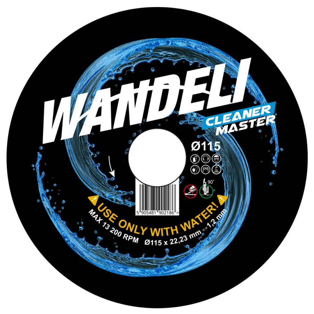 TARCZA WANDELI CLEANER MASTER ø115mm 22,23mm 1,2mm PERFEKCYJNE CZYSTE CIĘCIE