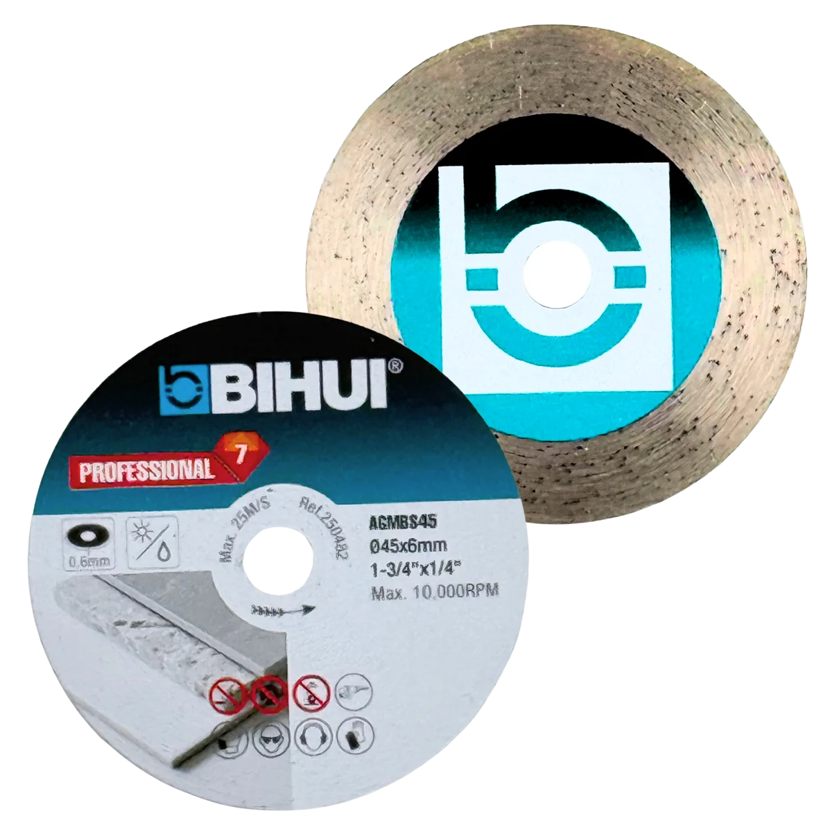 TARCZA BIHUI 45mm 0,6mm mm BEZ TRZPIENIA DO WIERTARKI PROXXON SZLIFIERKI BIHUI CORNER