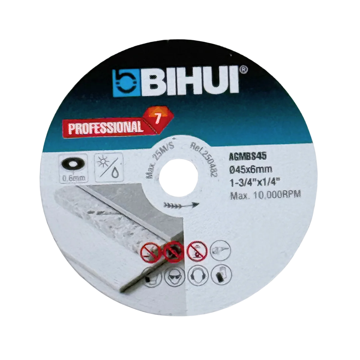 TARCZA BIHUI 45mm 0,6mm mm BEZ TRZPIENIA DO WIERTARKI PROXXON SZLIFIERKI BIHUI CORNER - obrazek 4