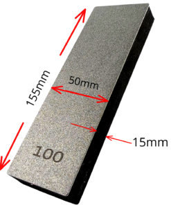 SZTABKA KOSTKA POLERSKA DIAMENTOWA HAND PAD SENDI GRADACJA 100