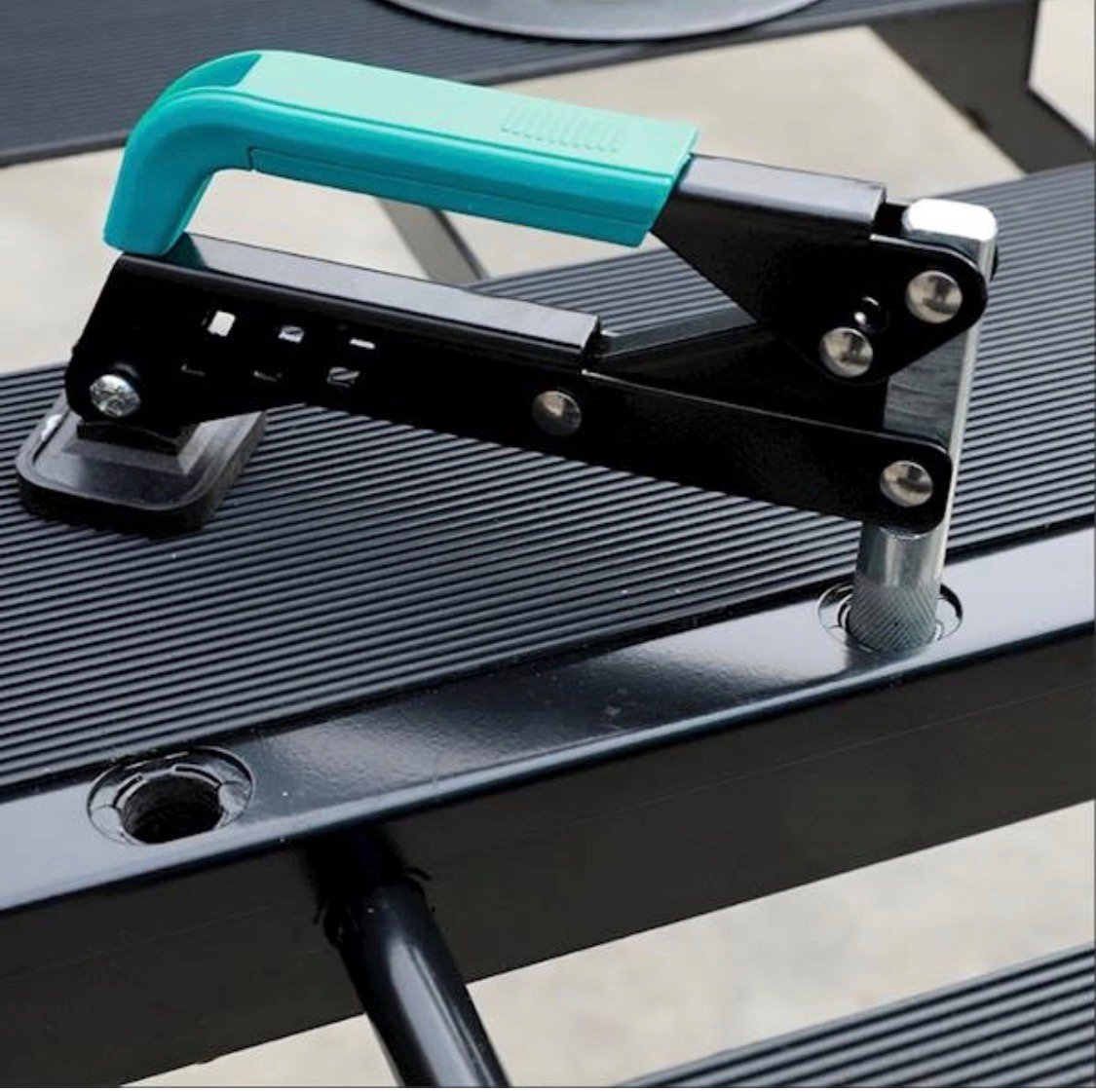 BIHUI STÓŁ GLAZURNICZY 116x95cm TILE MULTI TWT900 - obrazek 3