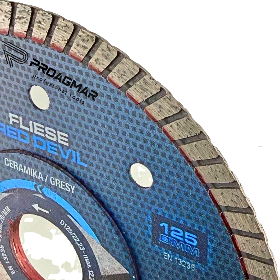 TARCZA DO GRESU I CERAMIKI NOZAR Red Devil Fliese 125 mm - obrazek 8