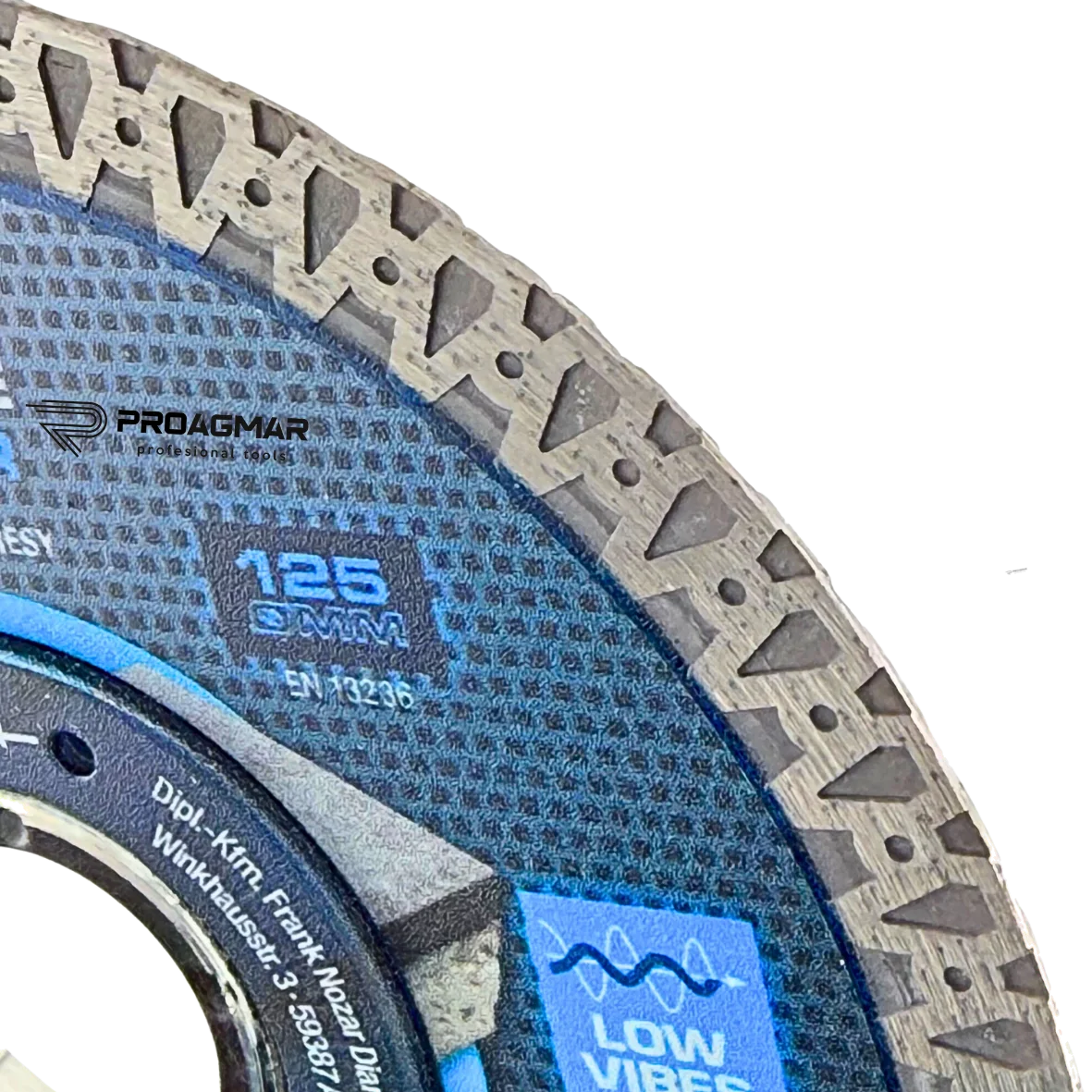 TARCZA DO GRESU I CERAMIKI NOZAR Viper Fliese 125 mm - obrazek 2