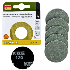 Alternative view of PAD DIAMENTOWY DELIKATNY GRAD. 120 50mm PROXXON 6 szt 28675