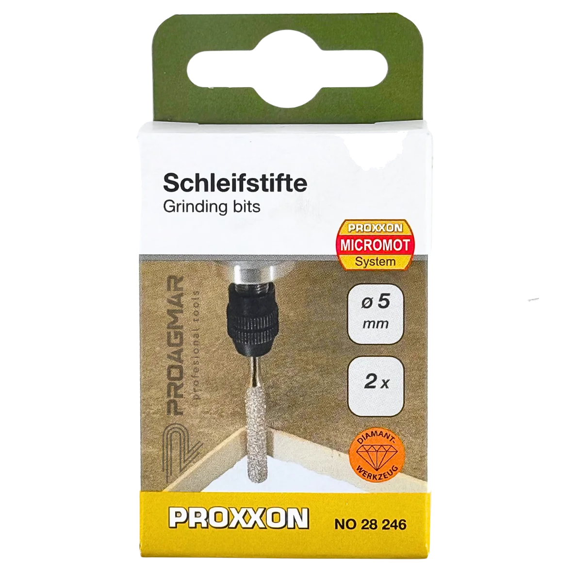 FREZ DIAMENTOWY 5 mm 2 sztuki PROXXON 28246 - obrazek 10