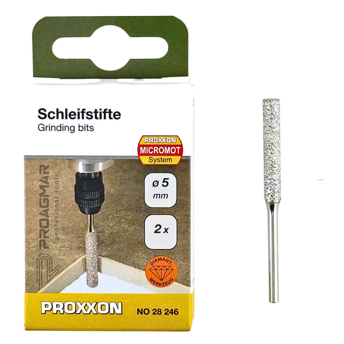 FREZ DIAMENTOWY 5 mm 2 sztuki PROXXON 28246 - obrazek 11
