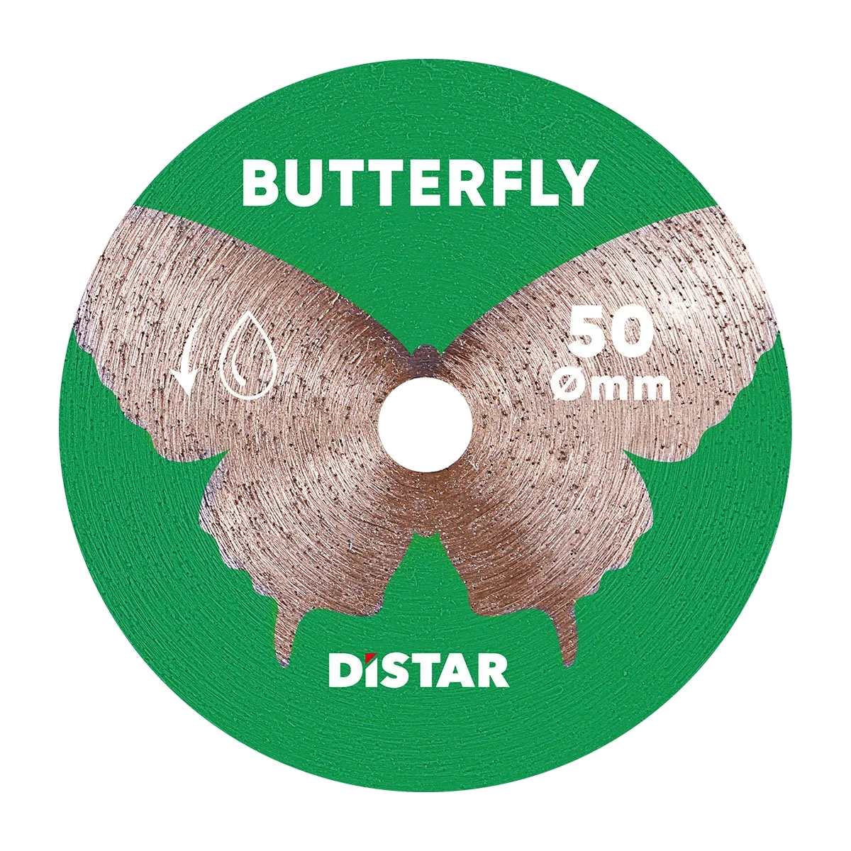 TARCZA DISTAR BUTTERFLY 0,6mm ø50mm BEZ TRZPIENIA DO WIERTARKI PROXXON