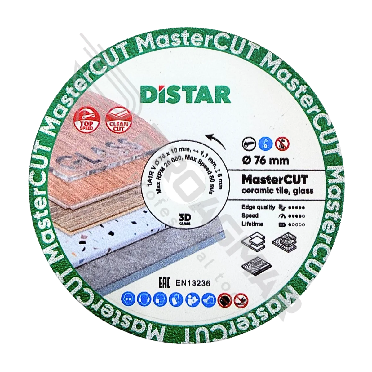 TARCZA DO SZKŁA GRESU DISTAR MASTERCUT 1,1mm 76mm