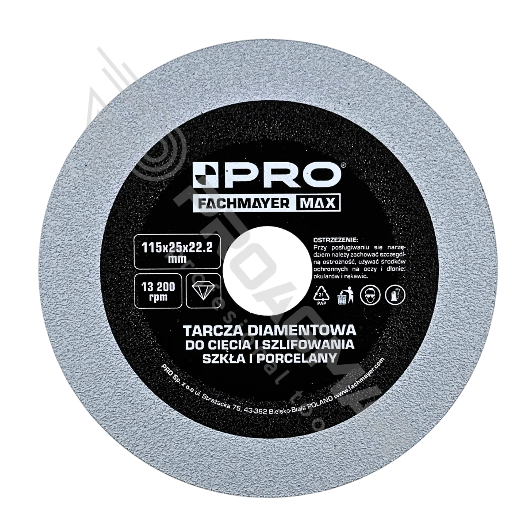 Tarcza diamentowa do płytek szkła PRO FACHMAYER Ø115mm