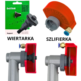 OSŁONA SZLIFIERKI WIERTARKI UNIWERSALNA PROXXON DO CIĘCIA NA MOKRO Z ADAPTEREM DISTAR