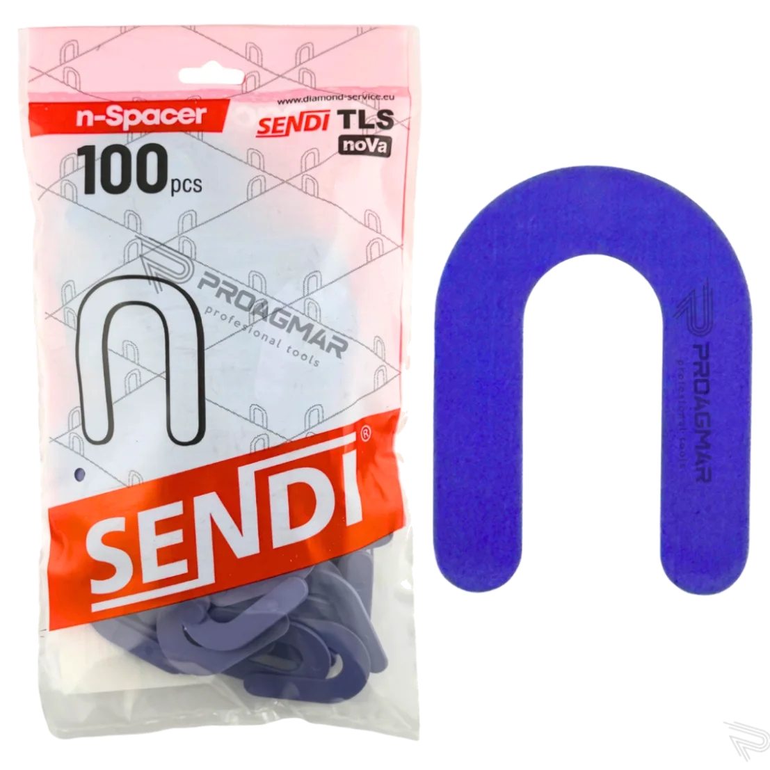 KRZYŻYKI TYP U PODKŁADKA PODKOWA 1,5mm SENDI N-SPACER