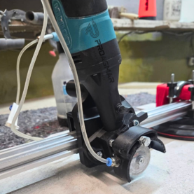 WÓZEK DO SZLIFIERKI BIHUI CORNER Z PROWADNICĄ