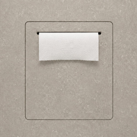 UKRYTY UCHWYT NA PAPIER TOALETOWY WBUDOWANY W PŁYTKI EDPLIT E 70001