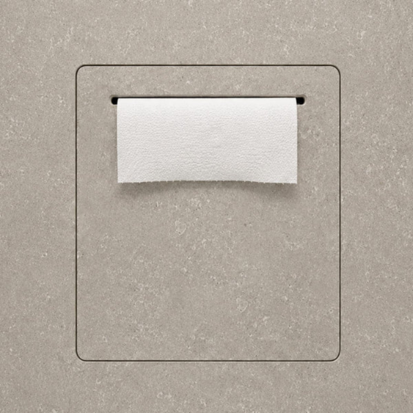 UKRYTY UCHWYT NA PAPIER TOALETOWY WBUDOWANY W PŁYTKI EDPLIT E 70001