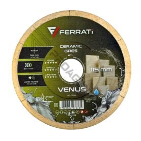 FERRATI VENUS TARCZA 0,6mm 115mm PRECYZYJNE CIĘCIE na mokro