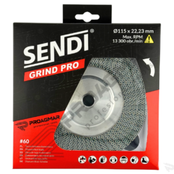 Tarcza SENDI listkowa diamentowa GRIND PRO Ø115mm #60