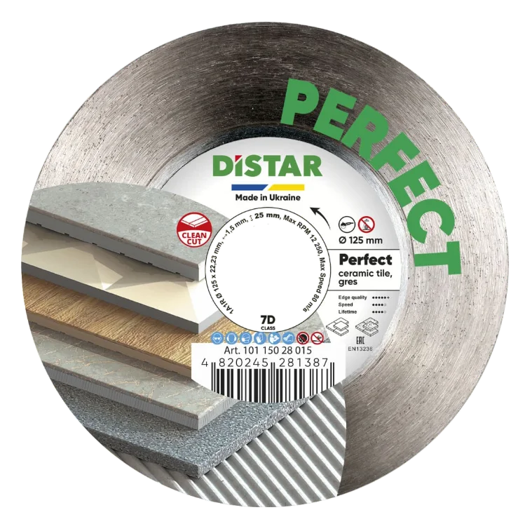 TARCZA DISTAR PERFECT ø125mm