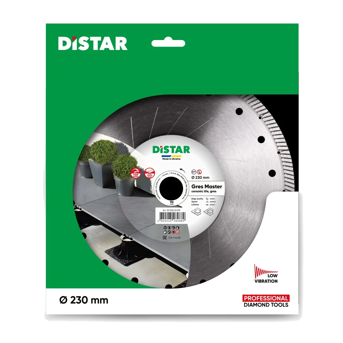 TARCZA DISTAR GRES MASTER 230x22,23mm DO PŁYTEK TARASOWYCH 20mm - obrazek 4