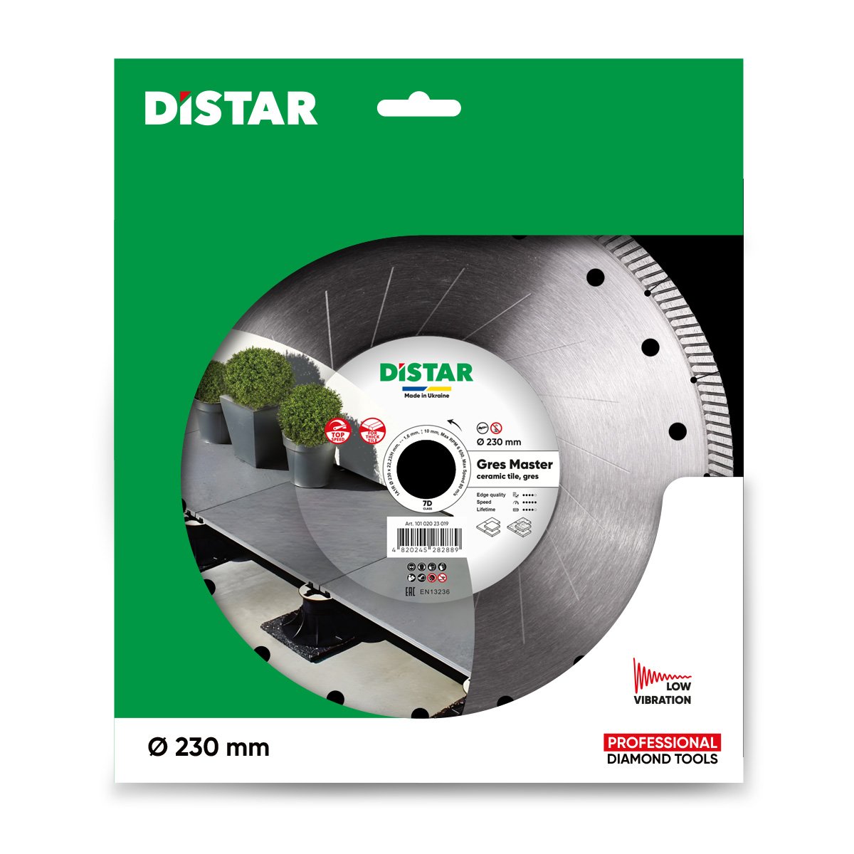 TARCZA DISTAR GRES MASTER 230x22,23mm DO PŁYTEK TARASOWYCH 20mm - obrazek 4