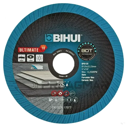TARCZA DO CIĘĆ 45* JOLLY GRES BIHUI ULTIMATE Ø125mm