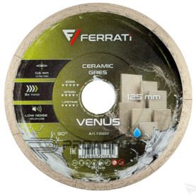 FERRATI VENUS TARCZA 0,6mm 125mm PRECYZYJNE CIĘCIE na mokro