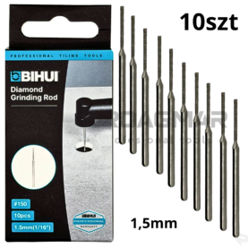 FREZ DIAMENTOWY 1,5mm 10szt do PROXXON WIERTARKA BIHUI FERRATI AGMGS15