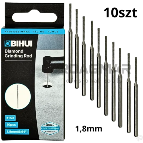 FREZ DIAMENTOWY 1,8mm 10szt do PROXXON WIERTARKA BIHUI CORNER AGMGS18