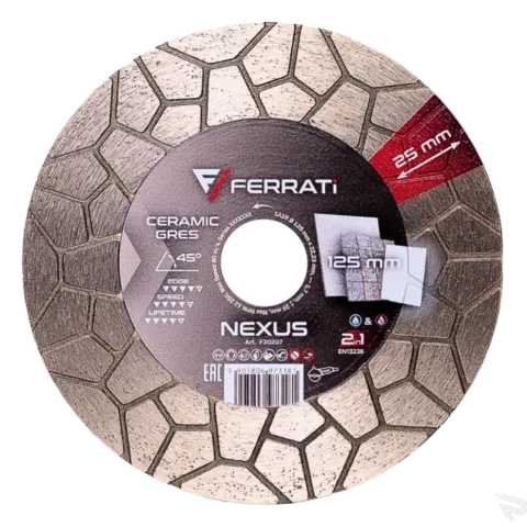 TARCZA FERRATI TNĄCA I SZLIFUJĄCA 125mm NEXUS 45*