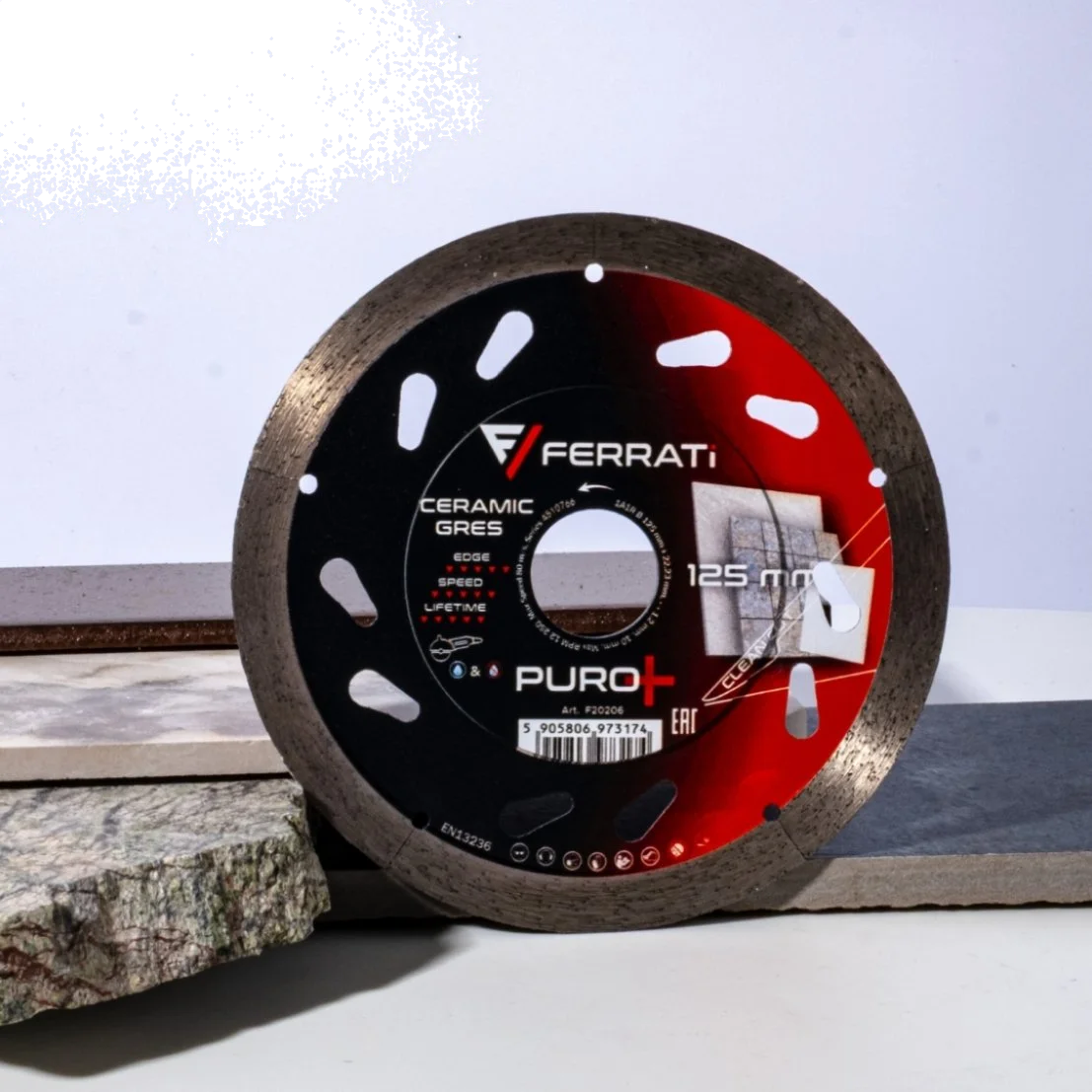 TARCZA FERRATI PURO + PLUS diamentowa tnąca 125mm - obrazek 3
