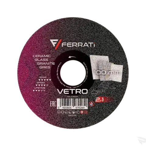 TARCZA FERRATI VETRO TNĄCA I SZLIFUJĄCA100mm
