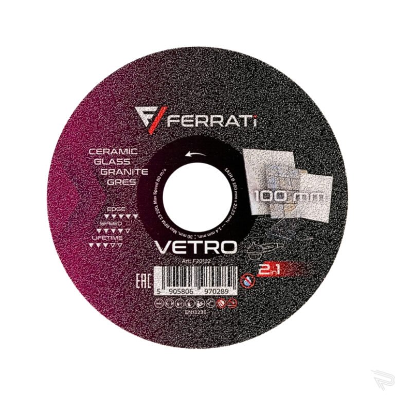 TARCZA FERRATI VETRO TNĄCA I SZLIFUJĄCA100mm