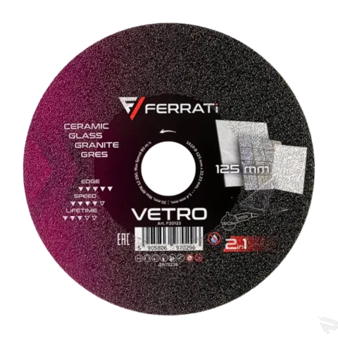 TARCZA FERRATI VETRO TNĄCA I SZLIFUJĄCA125mm