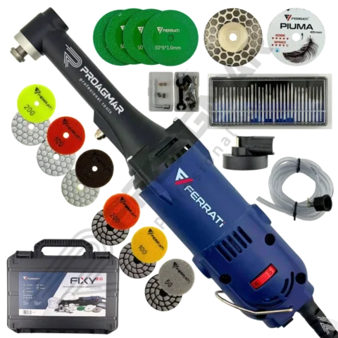 FERRATI FIXY 2.0 2026 MINI SZLIFIERKA / WIERTARKA 550W ZESTAW WALIZKA OSPRZĘT