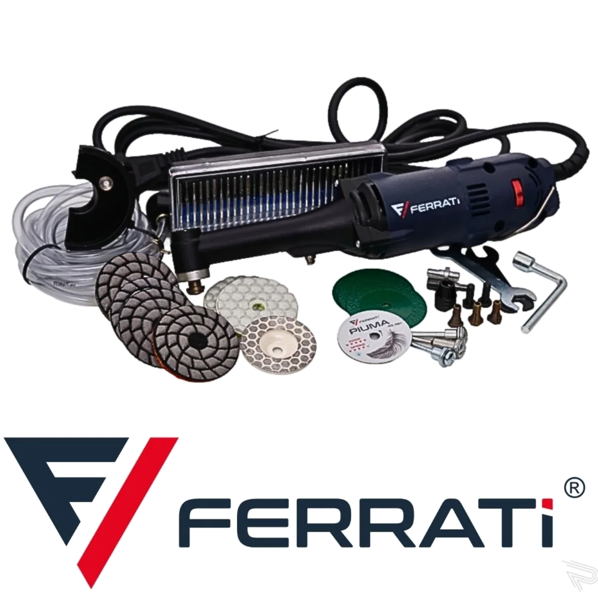 FERRATI FIXY 2.0 2026 MINI SZLIFIERKA WIERTARKA 550W ZESTAW WALIZKA OSPRZĘT - obrazek 11