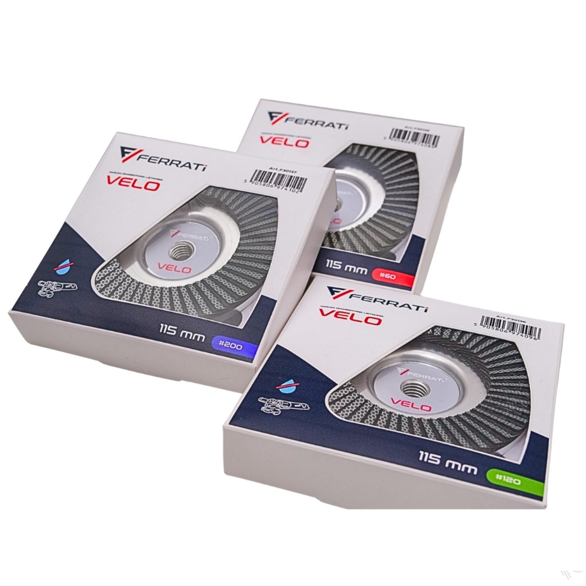 TARCZA LISTKOWA FERRATI VELO Ø115mm #60 DIAMENTOWA - obrazek 6