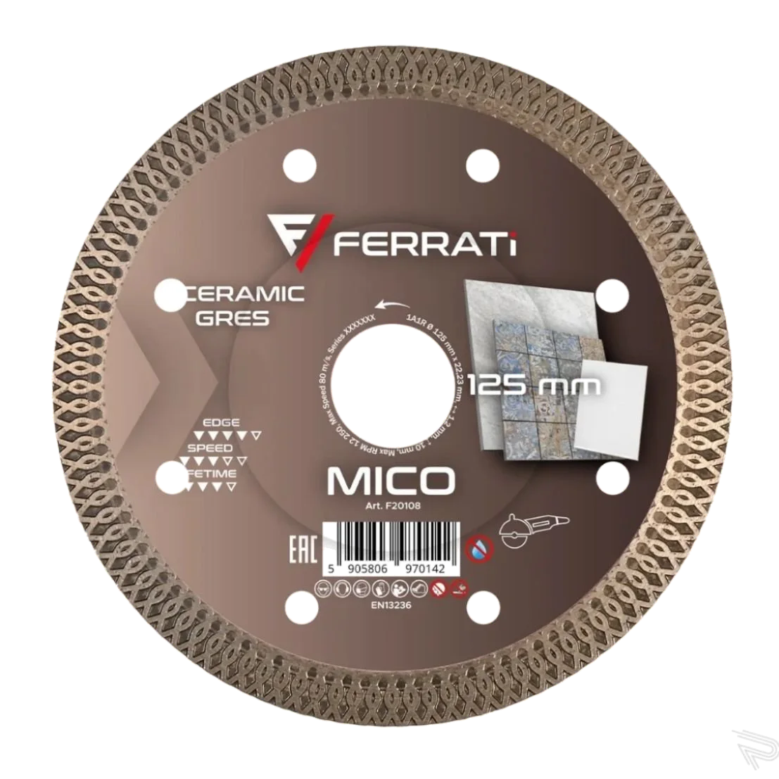 TARCZA FERRATI MICO 125mm