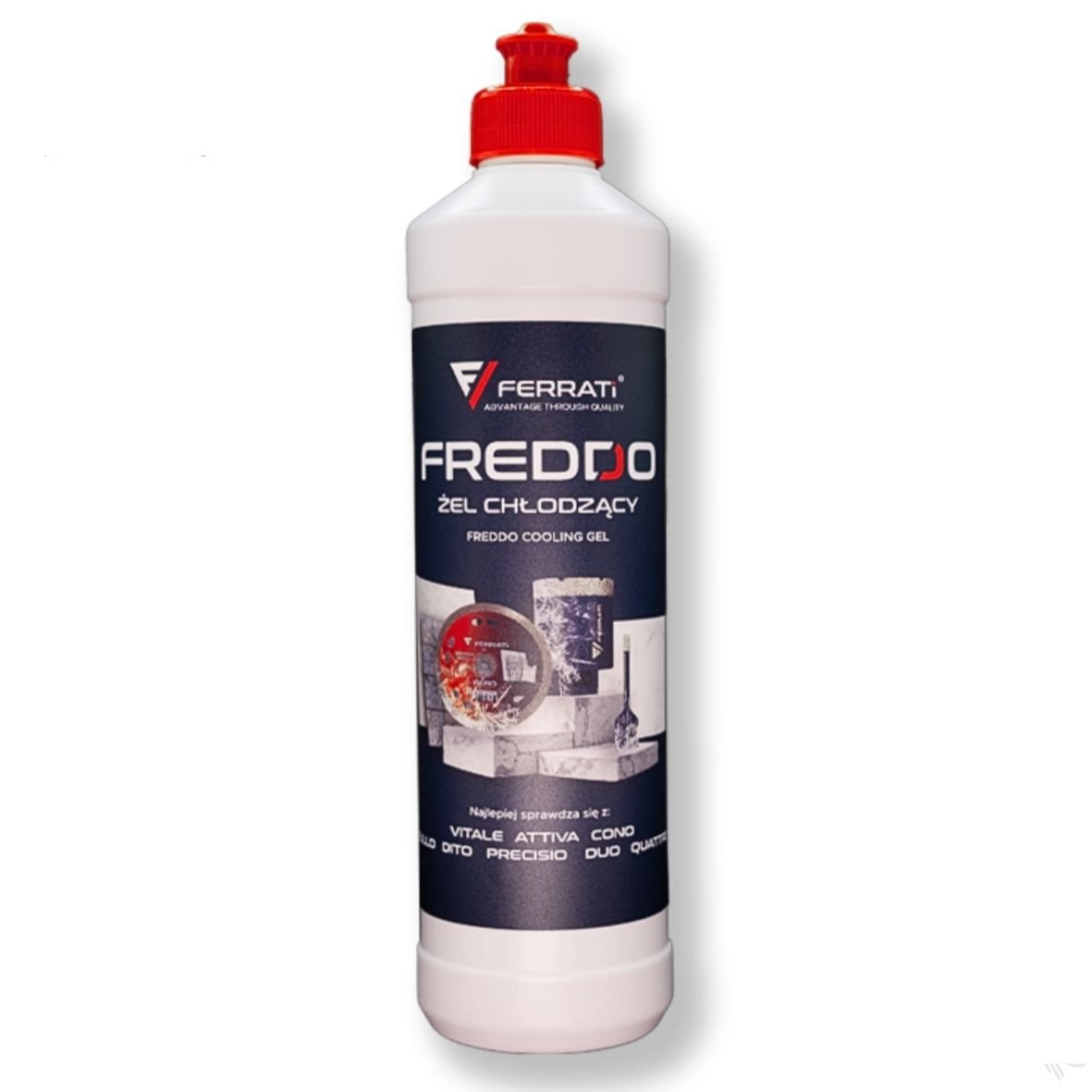 ŻEL CHŁODZĄCY DO OTWORNIC TARCZ FERRATI FREDDO 500ml