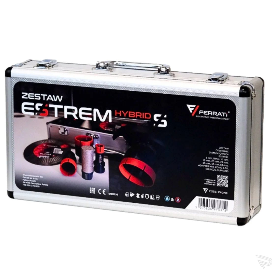 ZESTAW OTWORNIC FERRATI ESTREM S-HYBRID DUŻA WALIZKA - obrazek 3