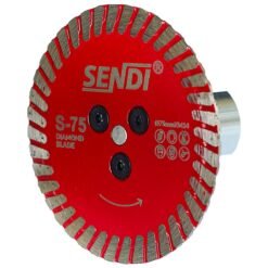 TARCZA DIAMENTOWA S-75mm SENDI DO PODCINANIA M14